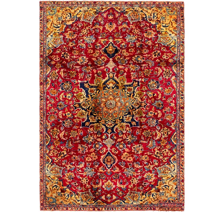 6' x 8' 9 Isfahan Persian Rug