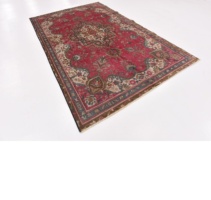 HandKnotted 6' x 9' 6 Tabriz Persian Rug