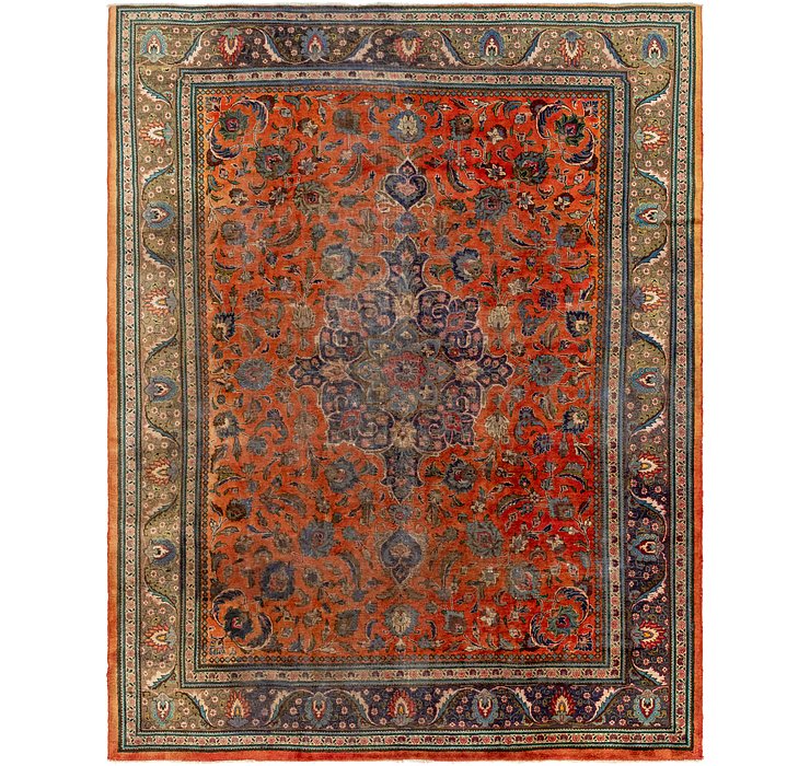 10' 3 x 12' 10 Tabriz Persian Rug