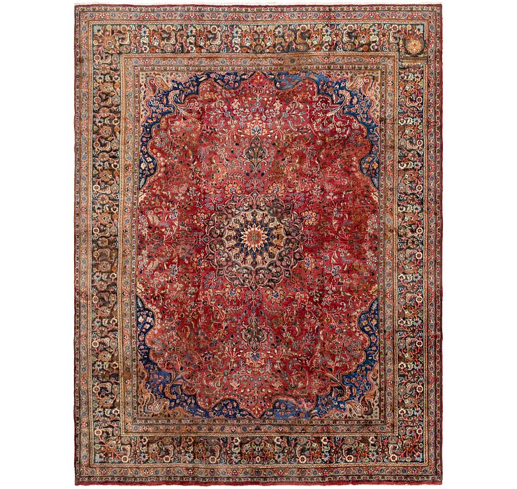 9' 7 x 12' 10 Mashad Persian Rug