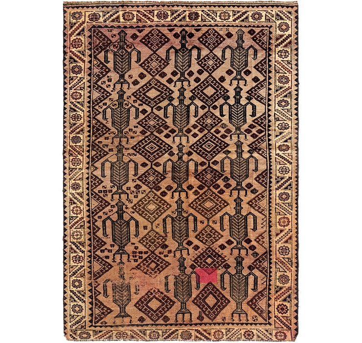 6' 2 x 9' Shiraz Persian Rug