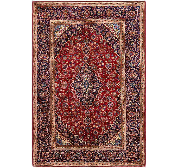 6' 7 x 10' Mashad Persian Rug