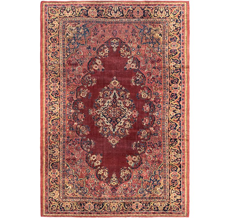 8' 8 x 12' 7 Meshkabad Persian Rug
