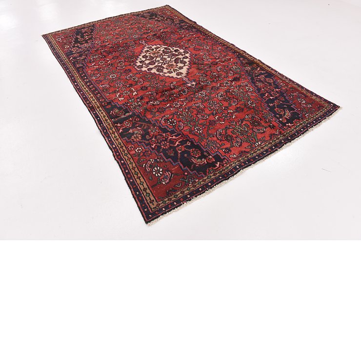 HandKnotted 5' 7 x 9' 2 Hamedan Persian Rug