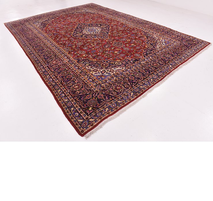 9' 6 x 13' 2 Kashan Persian Rug