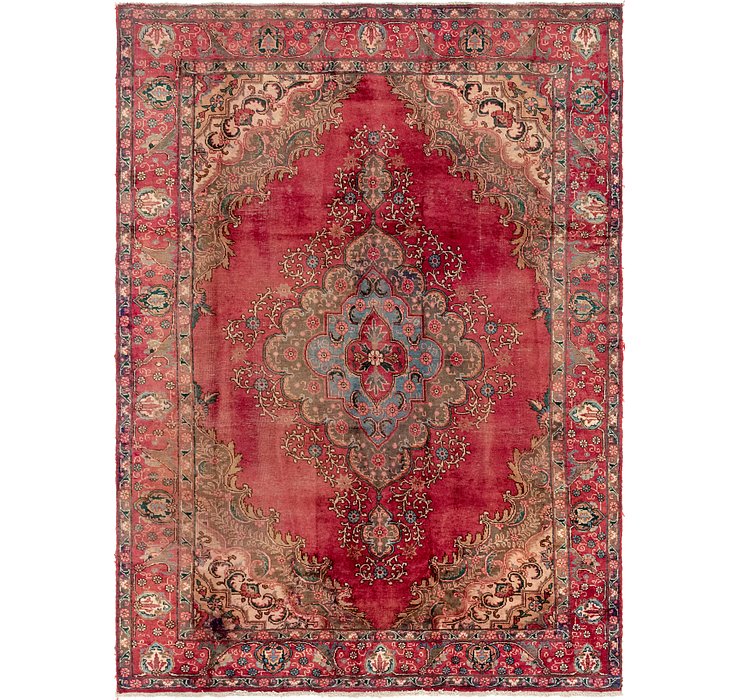 8' x 11' Tabriz Persian Rug