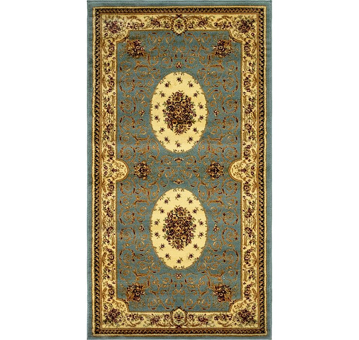 4' 2 x 7' 7 Classic Aubusson Rug