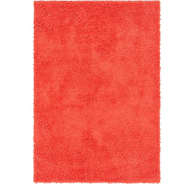 5' 4 x 7' 7 Solid Shag Rug