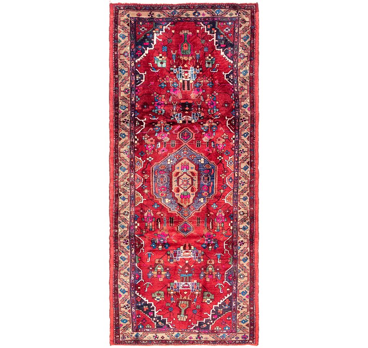 4' 2 x 10' 6 Hamedan Persian Runner ...