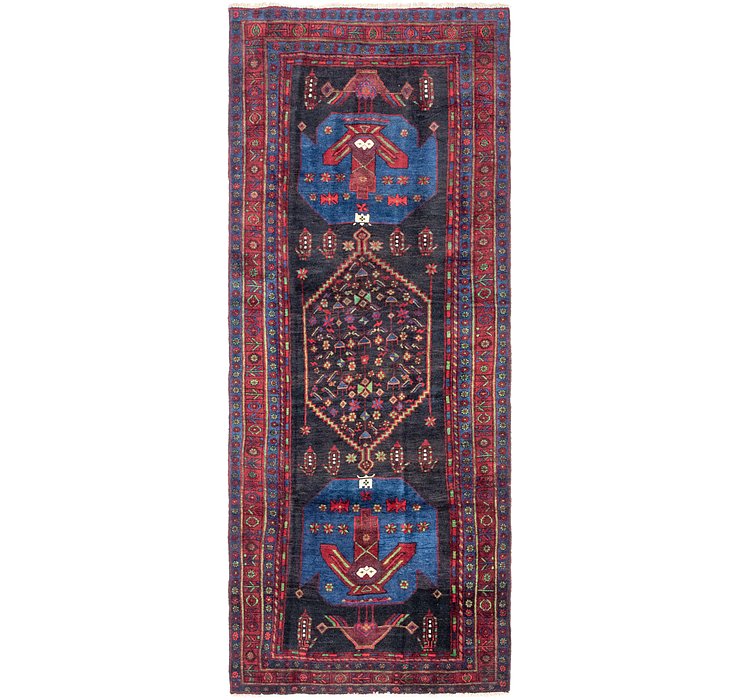 4' 3 x 10' 8 Sirjan Persian Runner Rug