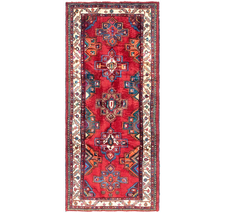 4' 6 x 10' 3 Khamseh Persian Runner ...