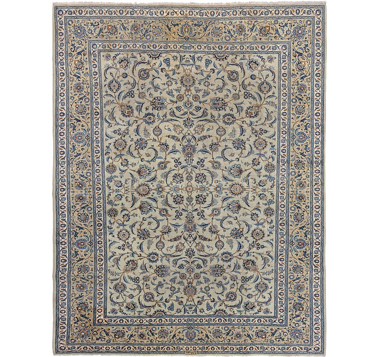 9' 7 x 12' 5 Kashan Persian Rug