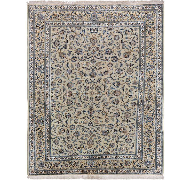 9' 7 x 12' 5 Kashan Persian Rug