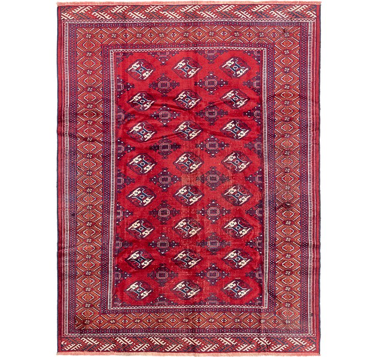 6' 10 x 9' 4 Torkaman Persian Rug
