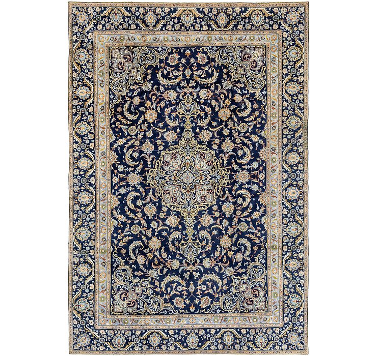 9' 1 x 13' 6 Kashan Persian Rug