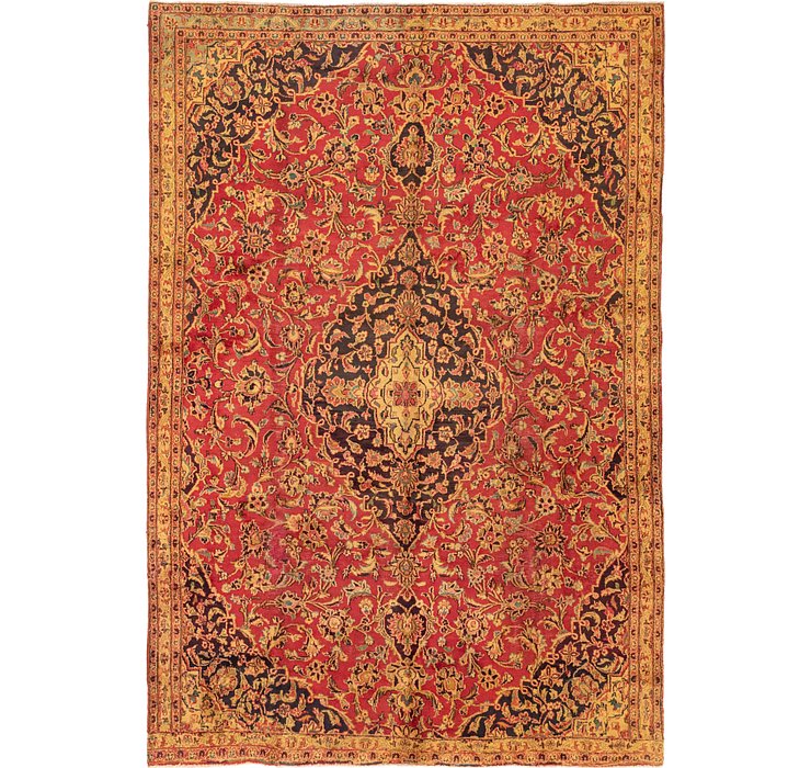 7' x 10' 4 Mashad Persian Rug