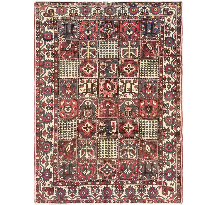 7' 2 x 9' 9 Bakhtiari Persian Rug