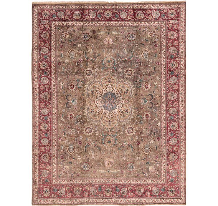 9' 8 x 13' Tabriz Persian Rug