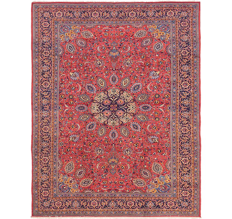 9' 9 x 12' 7 Sarough Persian Rug