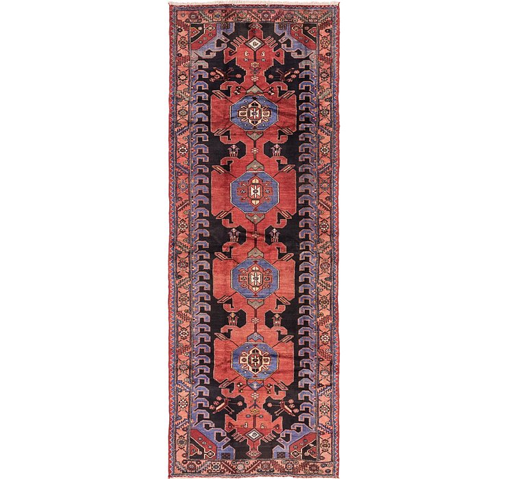 127cm x 385cm Hamedan Persian Runner ...