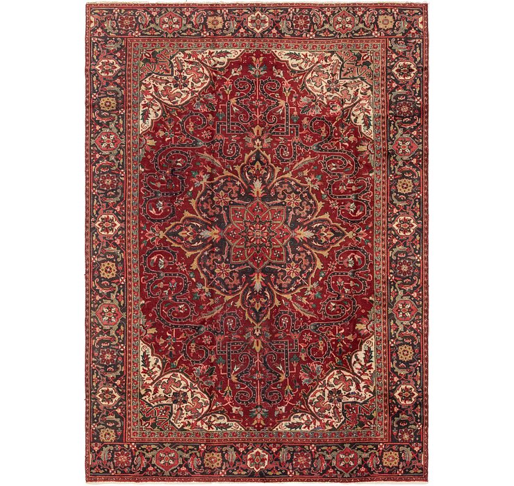 7' x 10' 10 Heriz Persian Rug