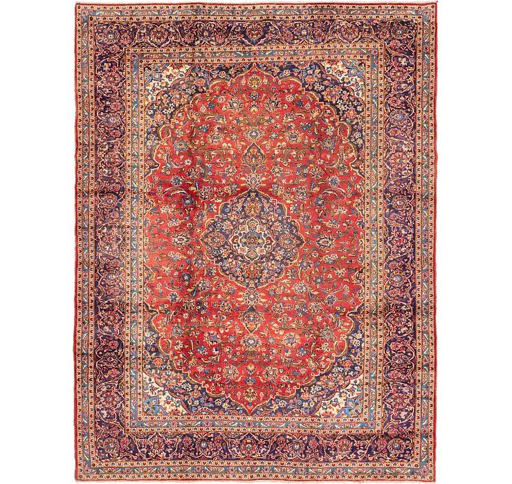 9' 8 x 13' Kashan Persian Rug