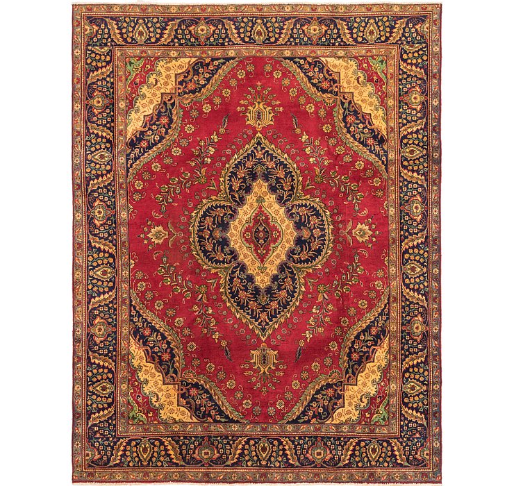 9' 2 x 12' Tabriz Persian Rug
