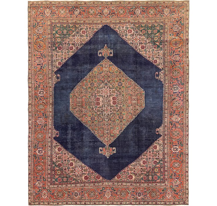 9' 7 x 12' 2 Tabriz Persian Rug