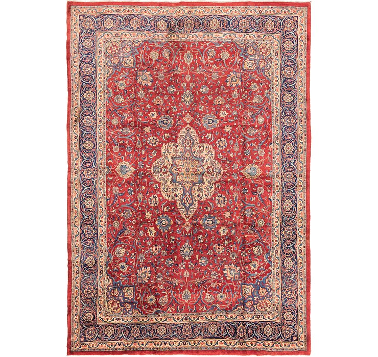 9' x 12' 9 Sarough Persian Rug