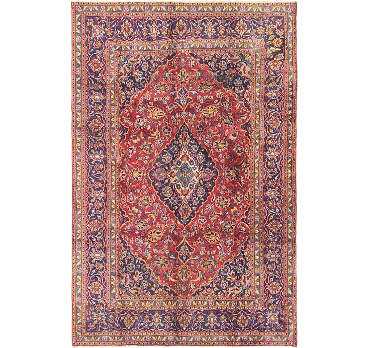 6' 2 x 9' 5 Mashad Persian Rug