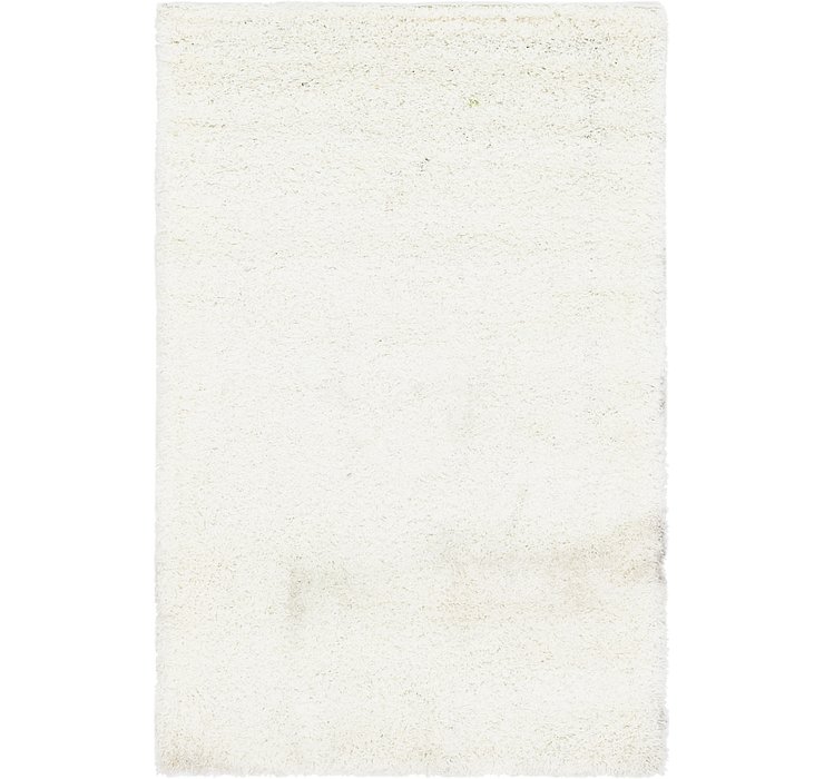 4' x 6' Solid Shag Rug