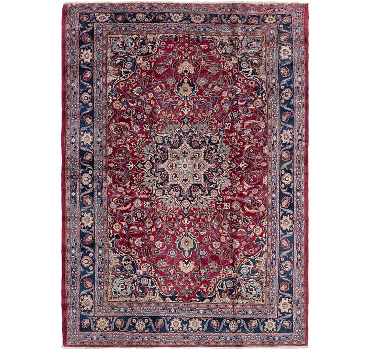 8' x 11' 6 Mashad Persian Rug