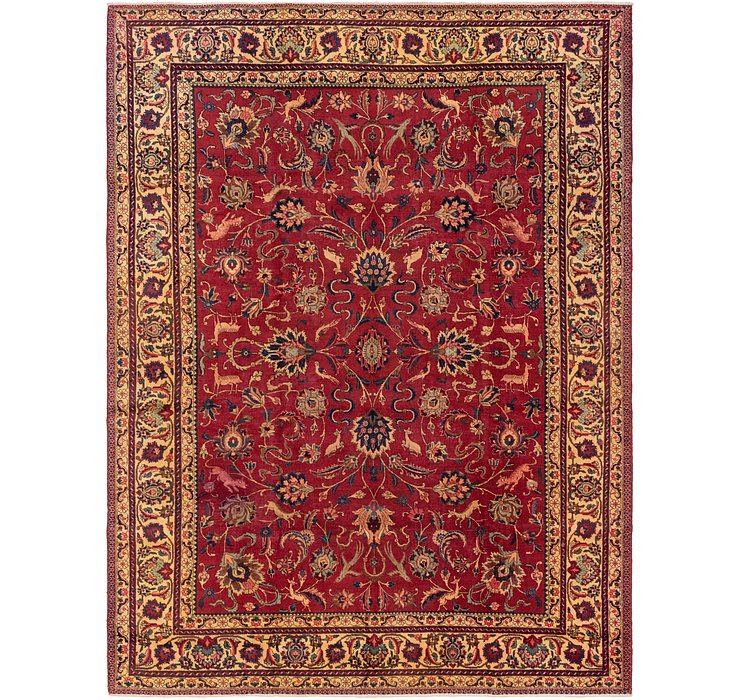 9' 6 x 12' 6 Tabriz Persian Rug