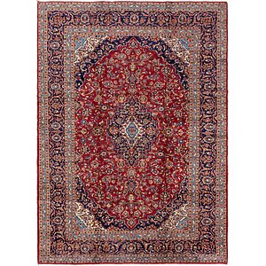 9' 10 x 13' 7 Kashan Persian Rug