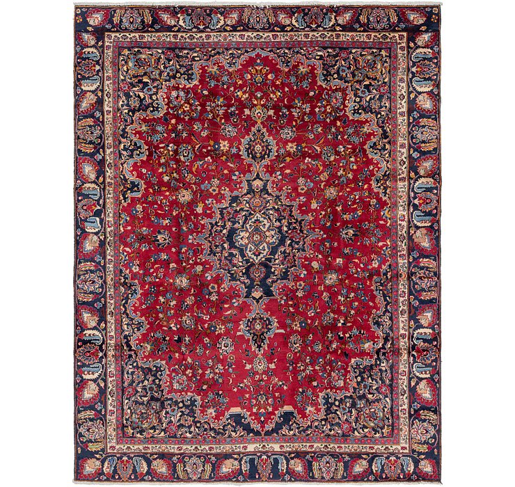 HandKnotted 8' 8 x 11' 4 Mashad Persian Rug
