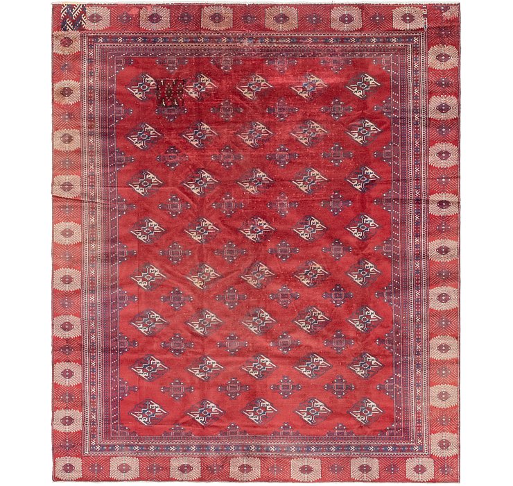 8' 6 x 10' 5 Torkaman Persian Rug