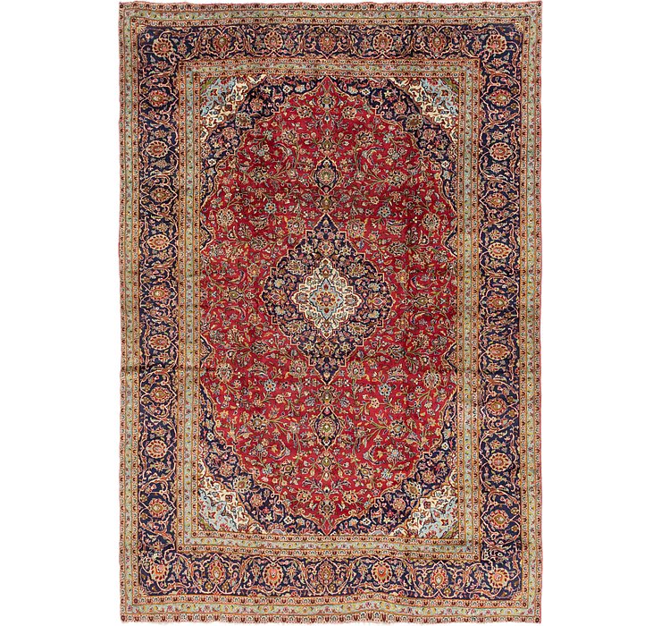 9' 7 x 13' 10 Kashan Persian Rug