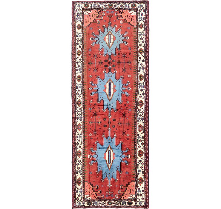 5' x 13' 4 Khamseh Persian Runner ...