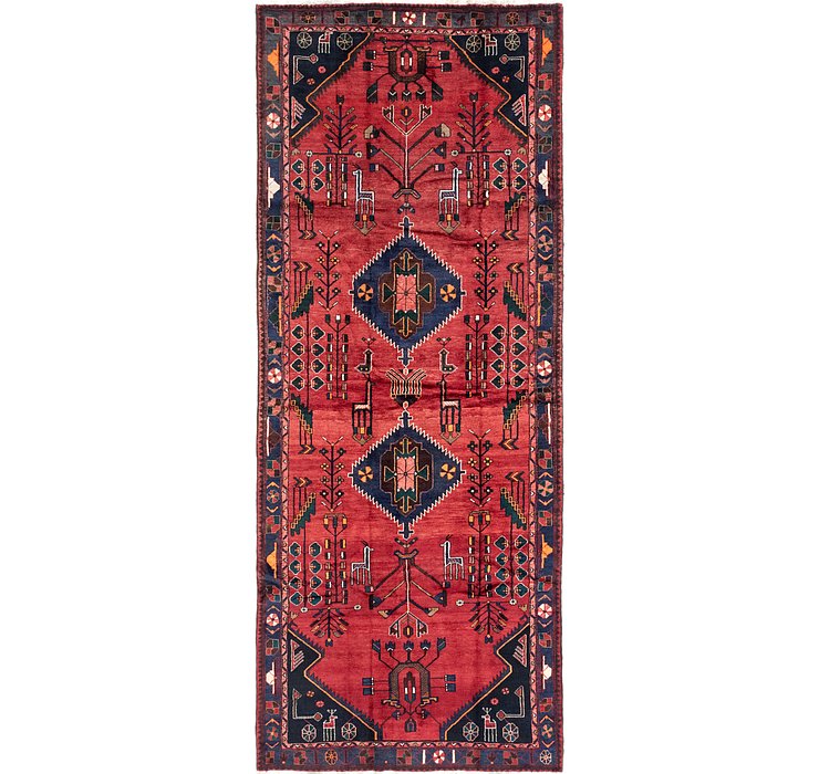 5' 2 x 13' 5 Hamedan Persian Runner ...