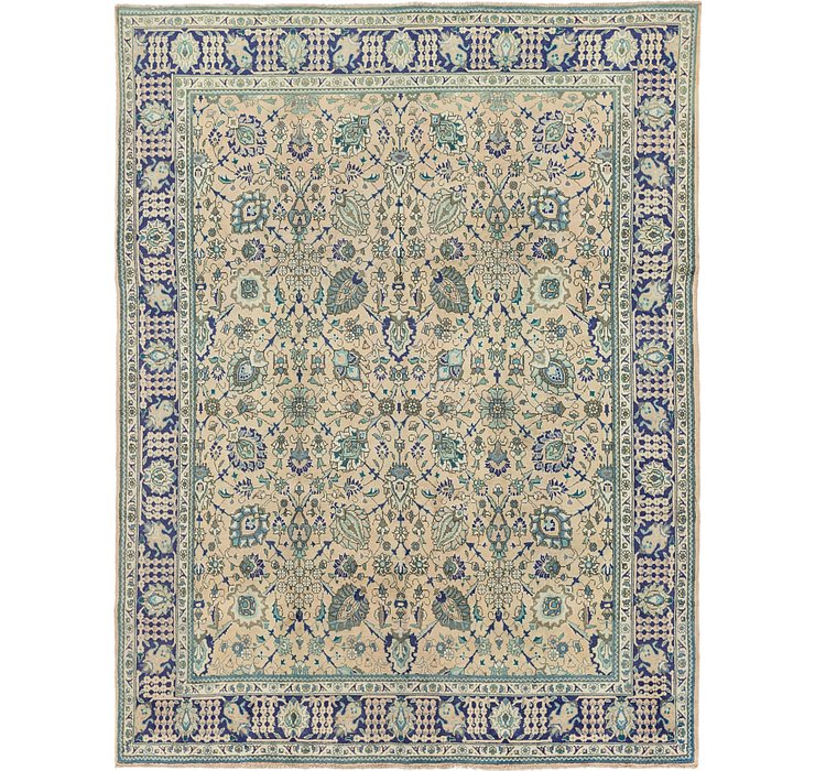 9' 6 x 12' 7 Tabriz Persian Rug