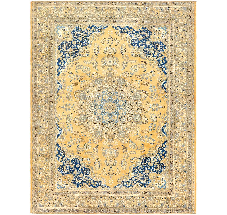 9' 8 x 12' 4 Mashad Persian Rug