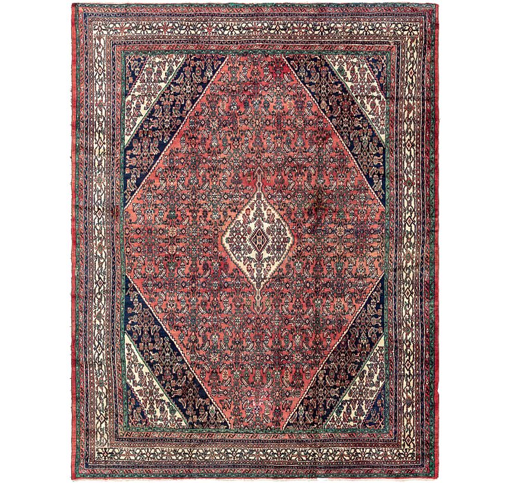 10' 5 x 13' 7 Hamedan Persian Rug