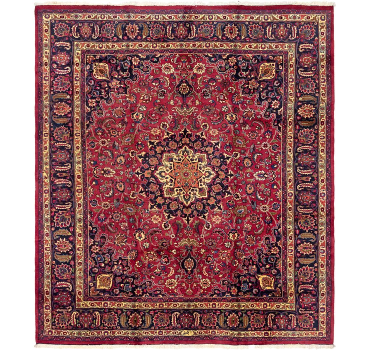 10' x 11' 2 Mashad Persian Square Rug