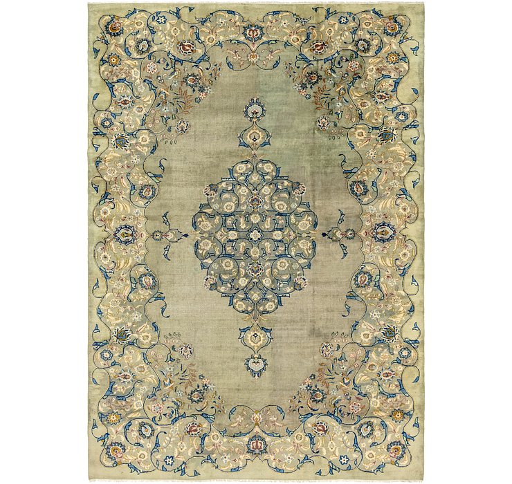 9' 2 x 13' Kashan Persian Rug
