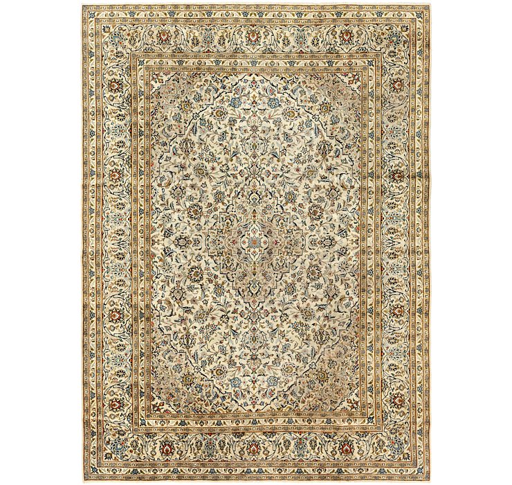 8' x 11' Kashan Persian Rug