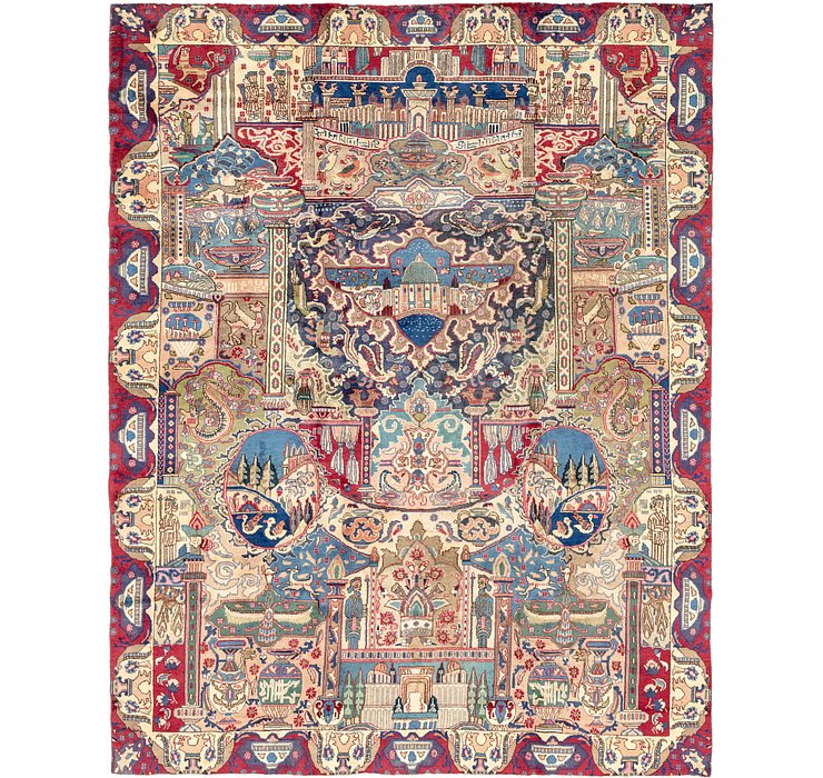 9' 6 x 12' 5 Kashmar Persian Rug