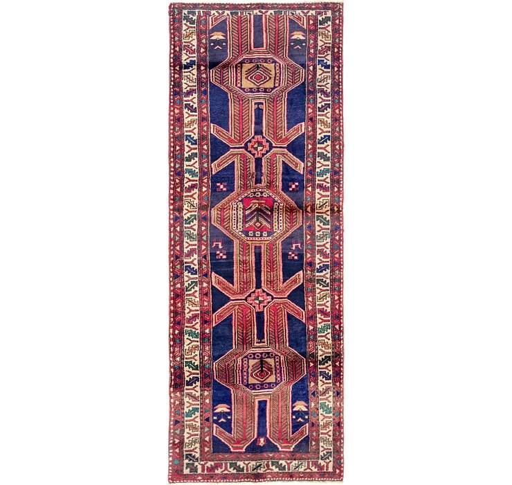 3' 4 x 9' 6 Meshkin Persian Runner ...