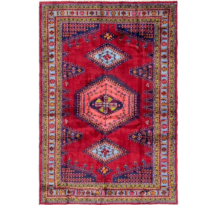 7' x 10' 4 Viss Persian Rug
