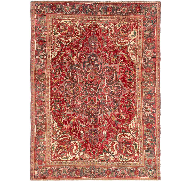 7' 10 x 11' Heriz Persian Rug
