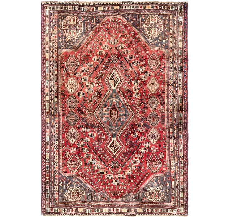 5' 9 x 8' 5 Ghashghaei Persian Rug